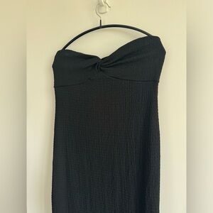 BLACK TUBE DRESS XL